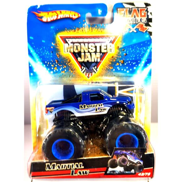 Hot Wheels Monster Jam Flag Series MARTIAL LAW #42/75, New, See Pics/Descr. - Picture 1 of 5